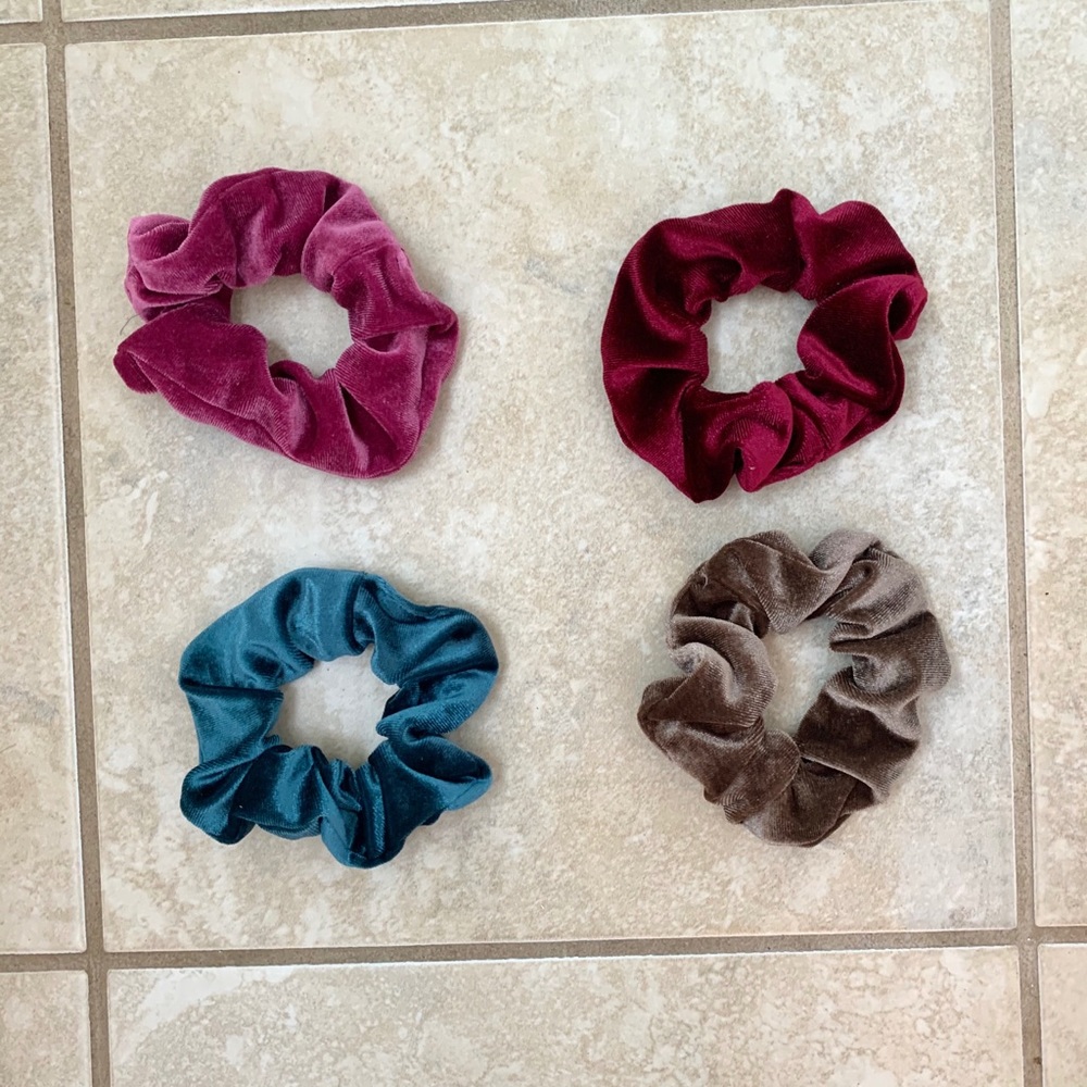 Handmade Velvet Scrunchies